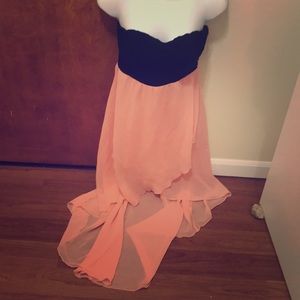 Strapless dress